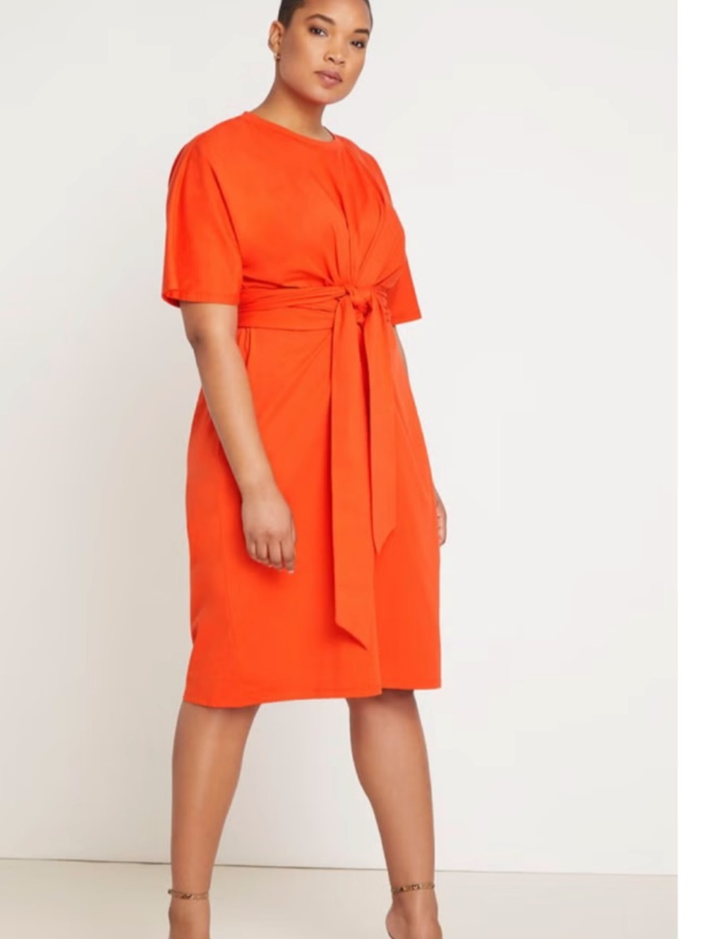 Cross Front Flutter Sleeve Dress
ELOQUII
Plus